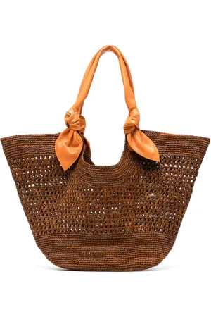 Hereu Straw tote bag