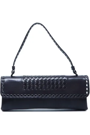 Bottega Veneta 2000s Intrecciato-panel shoulder bag