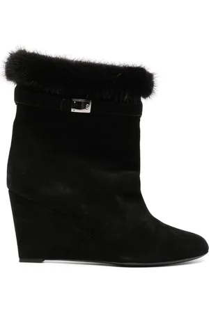 Dior Faux-fur boots