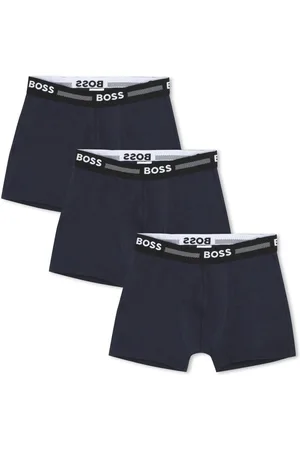 HUGO BOSS Logo-waistband boxers (pack of three)