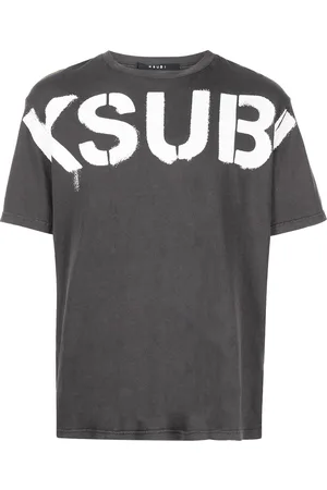 KSUBI Stencil logo-print T-shirt