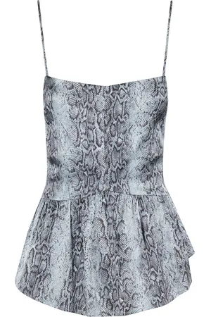 Ganni Python-print top