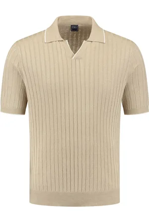 FEDELI Ribbed polo shirt