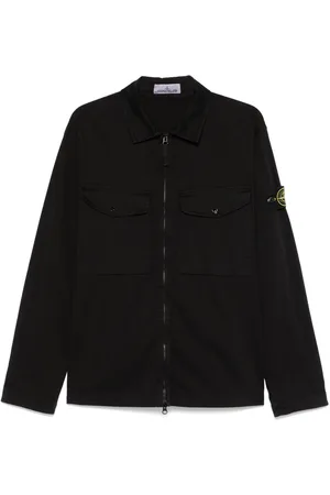 Stone Island Compass-badge shirt jacket