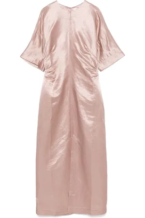 Loulou de Saison Gathered-detail midi dress