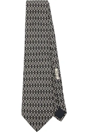 Hermès 2010s graphic-print tie