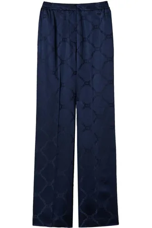 Twin-Set Oval T-jacquard palazzo pants