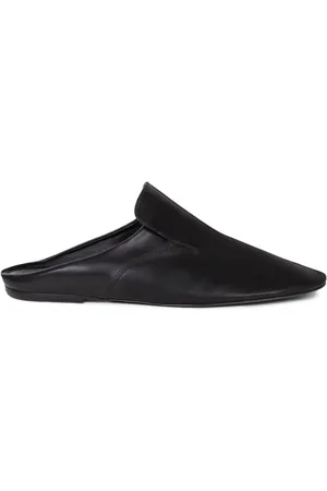 DRIES VAN NOTEN Paneled leather mules