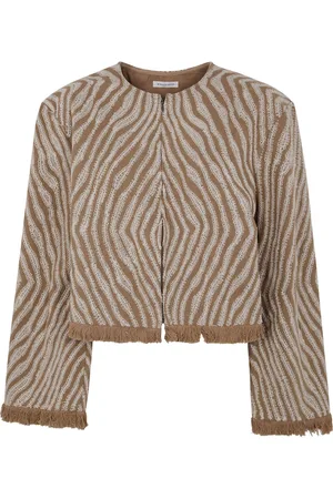 By Malene Birger Zebra-print jacket