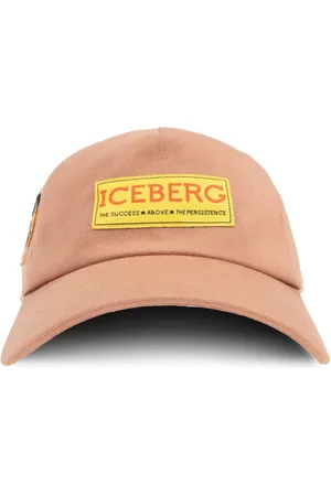 Iceberg Logo-print cotton cap