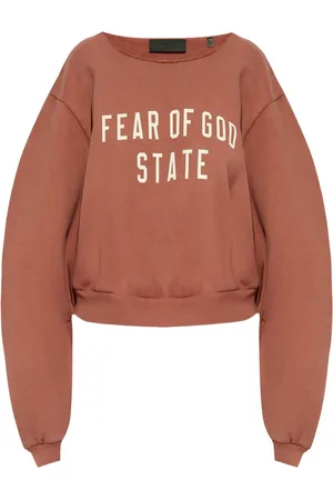 FEAR OF GOD Logo-print cotton-fleece sweatshirt