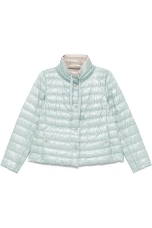 HERNO Drawstring-neck quilted jacket