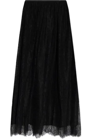 ULLA JOHNSON Lace-detailing midi skirt