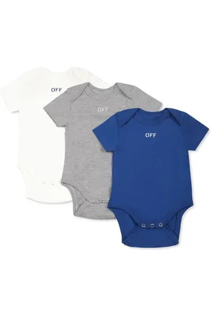 OFF-WHITE Logo-print cotton bodies (set of three)