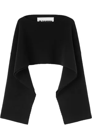 Jil Sander Wool-blend poncho