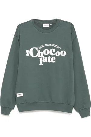Chocoolate Logo-embroidered sweatshirt