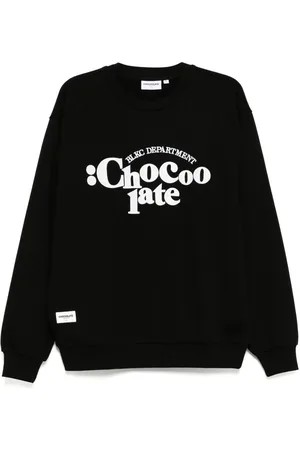 Chocoolate Logo-embroidered sweatshirt