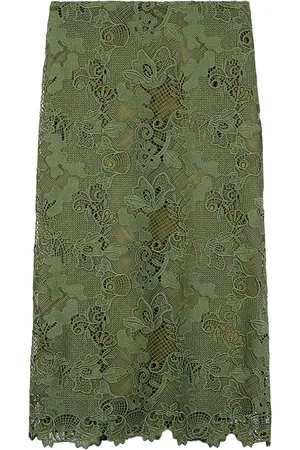 PORTS 1961 Chantilly-lace skirt