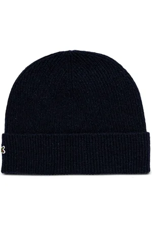 Lacoste Crocodile-appliqué beanie (set of two)