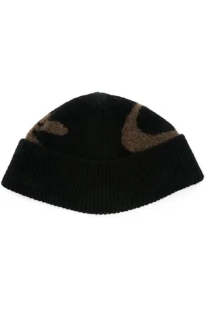 Nanushka Intarsia-motif beanie