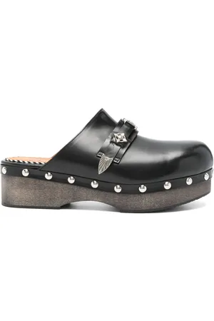 TOGA VIRILIS Strap-detail clogs