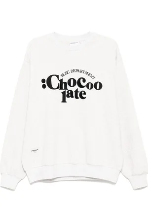 Chocoolate Logo-embroidered sweatshirt