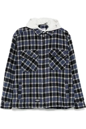 Chocoolate Checked hooded jacket