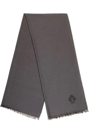 Bally Logo-embroidered scarf