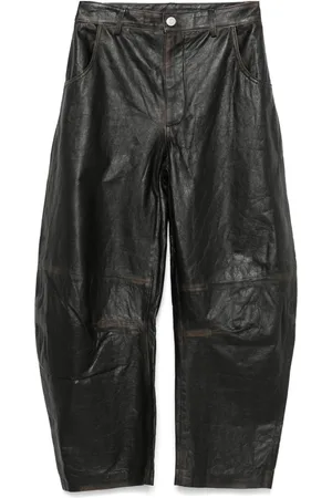 GIORGIO BRATO Leather trousers