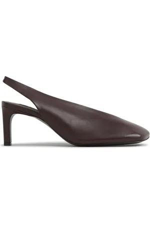 Jil Sander 70mm leather pumps
