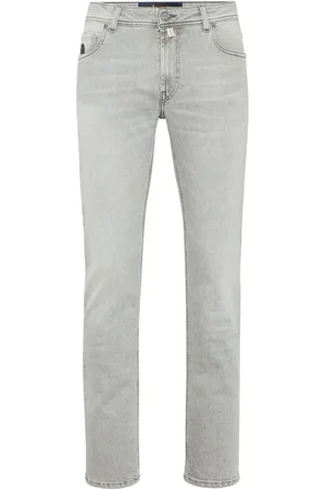 BILLIONAIRE Logo-embroidered jeans
