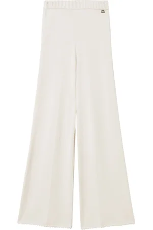 Twin-Set Flared knit trousers