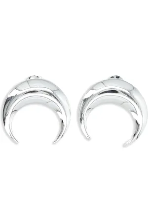 Marine Serre Mini Crescent Moon earrings
