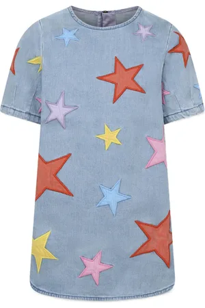 Stella McCartney Star-patch denim dress