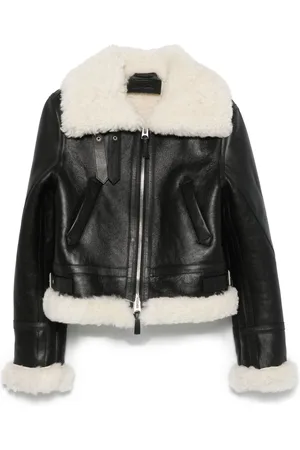 Kenzo Shearling-trim jacket