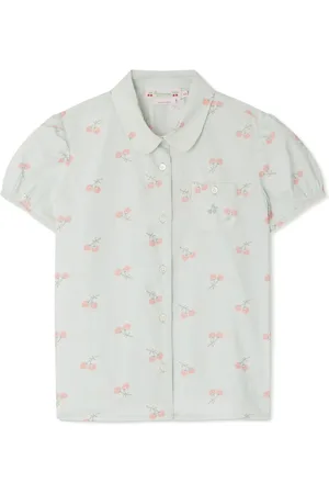 BONPOINT Cherry-print shirt