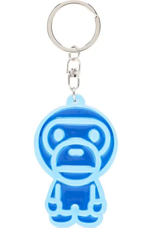 A Bathing Ape Logo print keyring