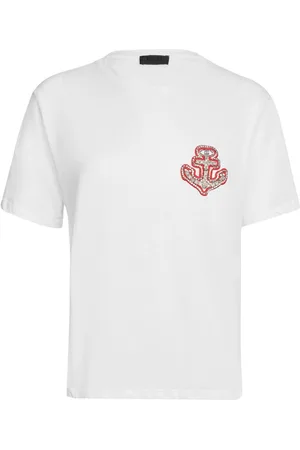 Liu Jo Rhinestone-anchor T-shirt