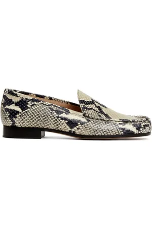 Fabiana Filippi Snake-print loafers