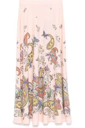 Etro Silk maxi skirt