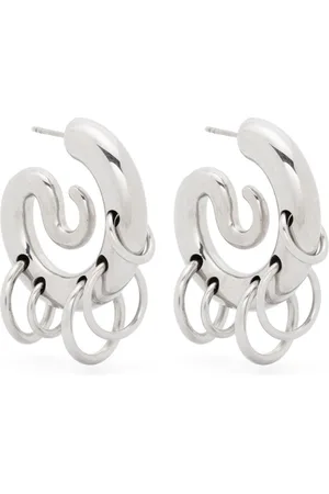 Panconesi Pierced Serpent hoop earrings