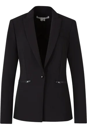 VERONICA BEARD Zip pocket single-breasted blazer