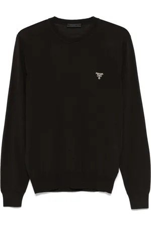 Prada Logo-embroidered sweater