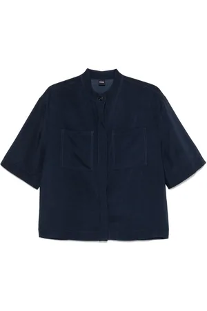 HUGO BOSS Band-collar shirt