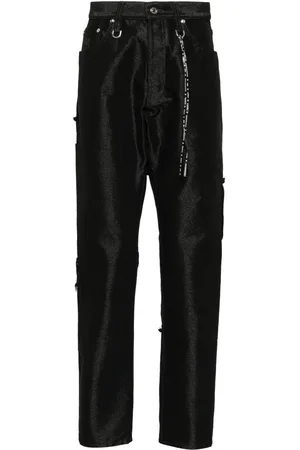 MASTERMIND JAPAN Puzzle straight-leg jeans
