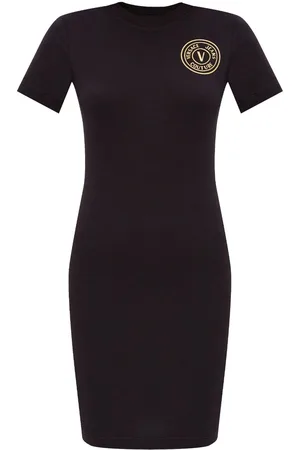 VERSACE V-Emblem dress