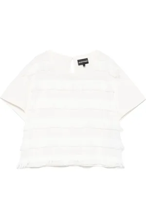 Emporio Armani Fringed T-shirt