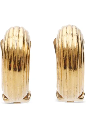 Dior 1990s half-hoop clip-on earrings
