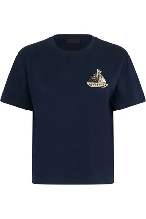 Liu Jo Rhinestone-boat T-shirt