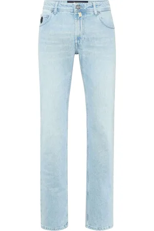 BILLIONAIRE Logo-embroidered jeans
